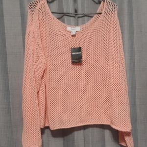 2xl Pink Knitted Sweater